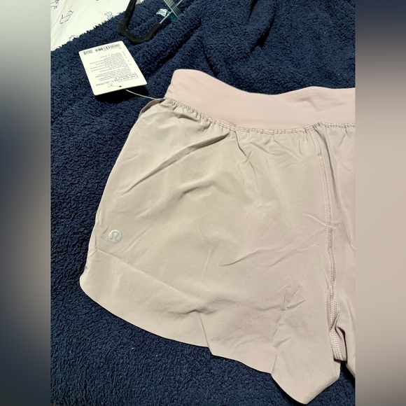 Lululemon Fast and Free High-Rise Classic-Fit Split Short 3” in Mauve Gray - Picture 10 of 12